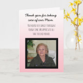 お母さん連れて行気にってありがとう カード (黄色い花)