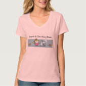 お母さん頭脳のBadassのユニコーンのワイシャツで異常 Tシャツ (正面)