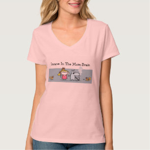 お母さん頭脳のBadassのユニコーンのワイシャツで異常 Tシャツ