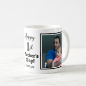 お母さん1日目おめでとう2枚目の写真集 コーヒーマグカップ (正面右)