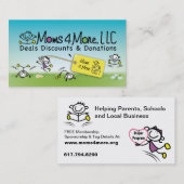 お母さん4より多くの名刺2 名刺 (正面/裏面)