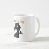 「お母さん、あなたの愛は私のいかりよ。おかあさん」 コーヒーマグカップ (正面右)