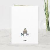 お母さん、あなたはヤギおもしろいの母の日 カード (裏面)