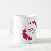 「お母さん、あなたは私の最初の愛よ。おかあさん」 コーヒーマグカップ (正面左)