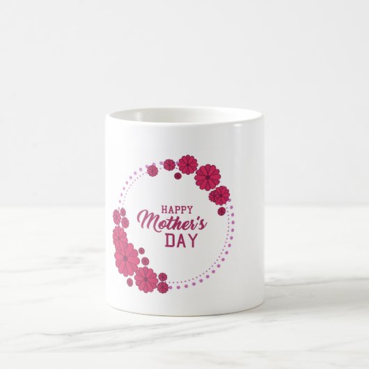 「お母さん、あなたは私の最初の愛よ。おかあさん」 コーヒーマグカップ (中央)