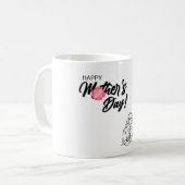 「お母さん、あなたは私の永遠の愛よ。おかあさん」 コーヒーマグカップ (正面左)