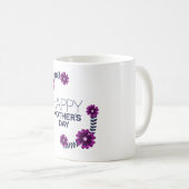 「お母さん、あなたは私の永遠の故郷よ。おかあさん」 コーヒーマグカップ (正面右)