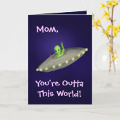 お母さん、あなたはOuttaこの世界! カード (黄色い花)