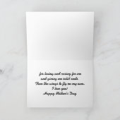 お母さん、ありがとうの母の日カード サンキューカード (内部)