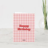 お母さん、いちばん甘いイチゴだね 誕生日カード カード (裏面)