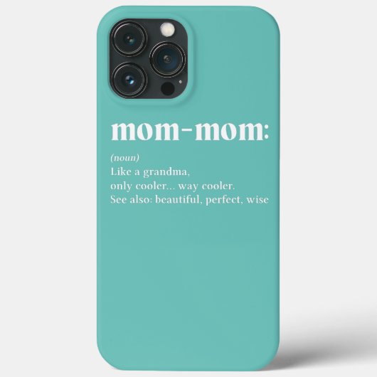 お母さん、おばあちゃんのみのクールヴィンテージ Case-Mate iPhoneケース (裏面)