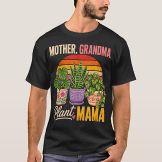 お母さん おばあちゃん 植物 ママ おばあちゃん ガーデニング Tシャツ