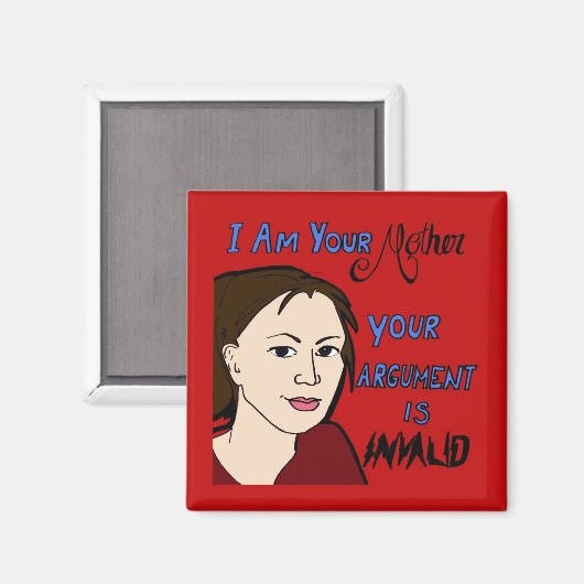 お母さん…おもしろい冷蔵庫用マグネット マグネット (正面/裏面)