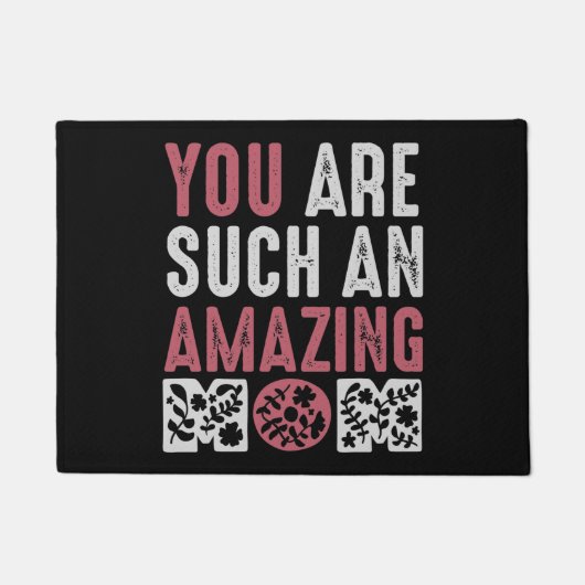 お母さん – お母さん凄い ドアマット (正面)