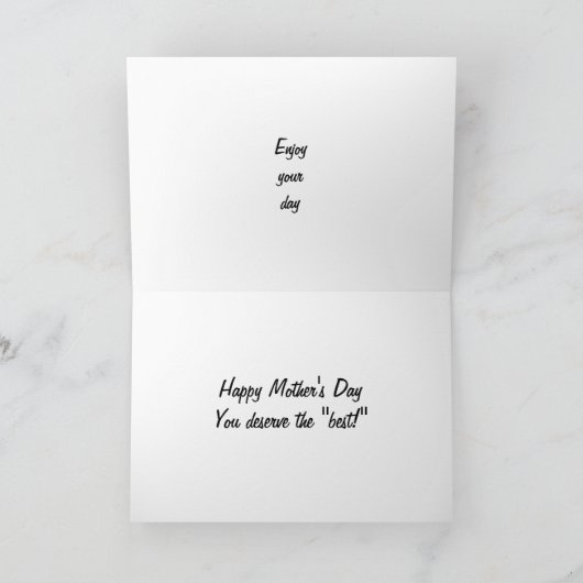 お母さん、お母さん。 カード (内部)