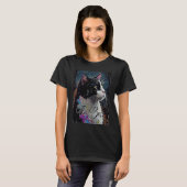 お母さん、お父さんのためのボス タキシード猫 Tシャツ (正面フル)