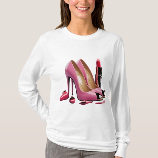 お母さん – お茶を受け入れ笑わされるる Tシャツ (正面)