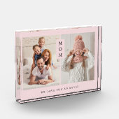 お母さん|の赤面のピンクのため フォトブロック (左)