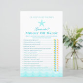 お母さん、またはパパを推測 – ベビーシャワーゲーム (スタンド正面)