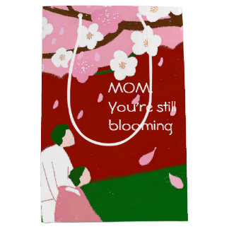 お母さん、まだ咲いてるよ ミディアムペーパーバッグ