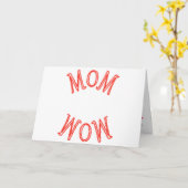 お母さん、わあ、お母さんの日 カード (黄色い花)