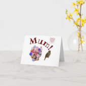 お母さん カード (黄色い花)