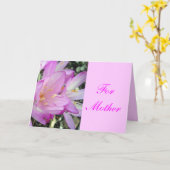 お母さん カード (黄色い花)