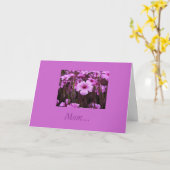 お母さん… カード (黄色い花)