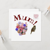 お母さん カード (正面/裏面インサイチュ)