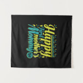 お母さん ギフト ハッピー ファースト マミー デー タペストリー (正面(横))