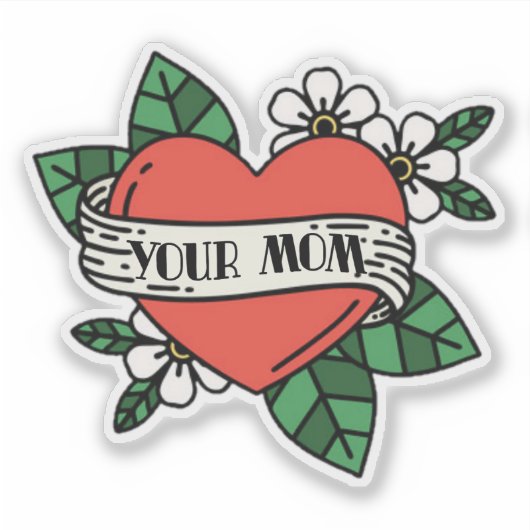 お母さん シール (正面)