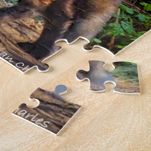 「お母さん」 ジグソーパズル (側面)