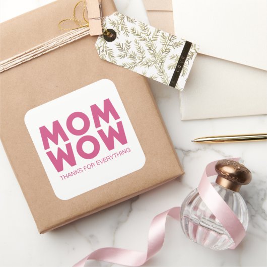 お母さん！ スクエアシール (ギフト)