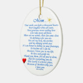 お母さん… セラミックオーナメント (左)