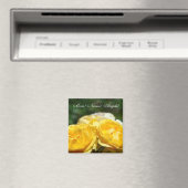 お母さん！ナース!天使！マグネットイエローローズフラワー マグネット (インサイチュ (食洗機))