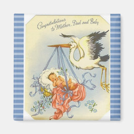 お母さん、パパキープサクマグネットおめでとう マグネット