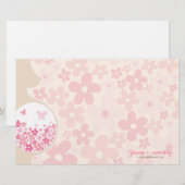 お母さん |ベビーガール文房具 便箋 (正面/裏面)