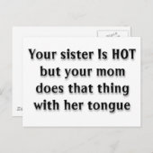 お母さん ポストカード (正面/裏面)