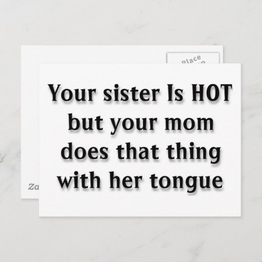 お母さん ポストカード (正面/裏面)