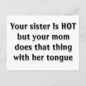 お母さん ポストカード (正面)