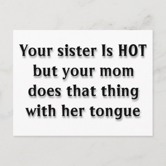 お母さん ポストカード (正面)