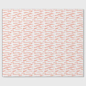 お母さん！ママ！母おもしろいの日の贈り物ラッピング紙 ラッピングペーパー (フラット)