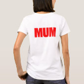 お母さん・ママ Tシャツ (裏面)