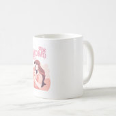 「お母さん、世界を明るくしてくれよ。おかあさん」 コーヒーマグカップ (正面右)