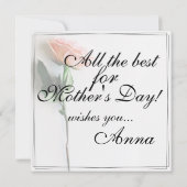 お母さん – 単に掛け替えのない | クラシックバラM (裏面)