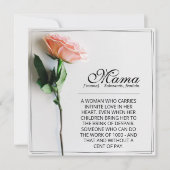 お母さん – 単に掛け替えのない | クラシックバラM (正面)