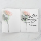 お母さん – 単に掛け替えのない | クラシック-バラ カード (内部)