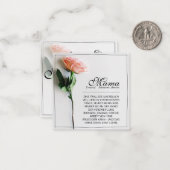 お母さん – 単に掛け替えのない | クラシック-バラ ノートカード (正面/裏面インサイチュ)