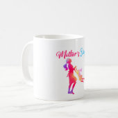 「お母さん、君は私の毎日のインスピレーションだよ。おかあさん」 コーヒーマグカップ (正面左)