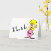 お母さん（妊婦） カード (黄色い花)